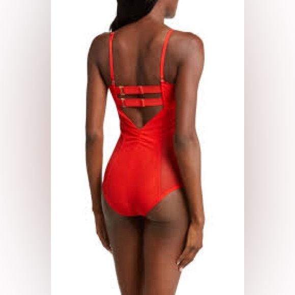 We are HAH/Revolve Under The Wire Bodysuit Red Size M - Picture 6 of 16